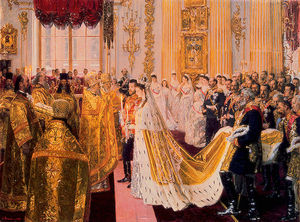 Wedding of Alix and Nicholas.